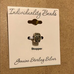 Sterling silver Stopper Bead